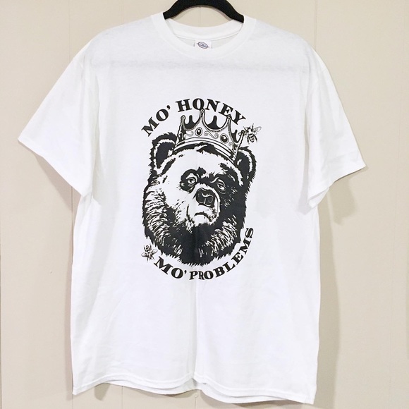 Other - NWOT white Mo Honey Mo Problems graphic t-shirt